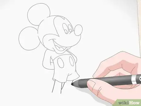 Image intitulée Draw Mickey Mouse Step 27