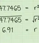 calculer le rayon d’un cercle