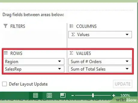 Image intitulée Create Pivot Tables in Excel Step 09