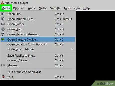 Image intitulée Record Audio with Vlc Step 4