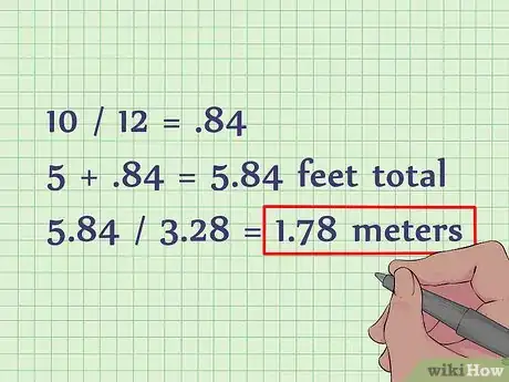 Image intitulée Convert Feet to Meters Step 3