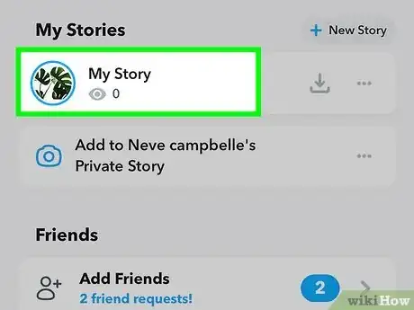 Image intitulée View Snapchat Stories Step 10
