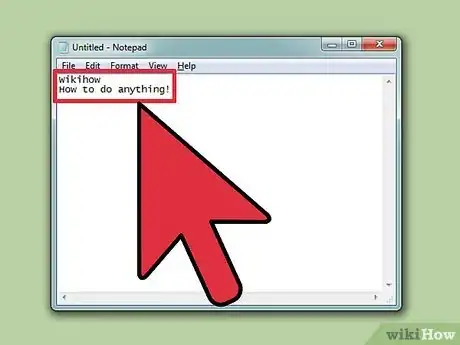 Image intitulée Use Notepad Step 9