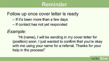 Image intitulée Include a Referral in a Cover Letter Step 4