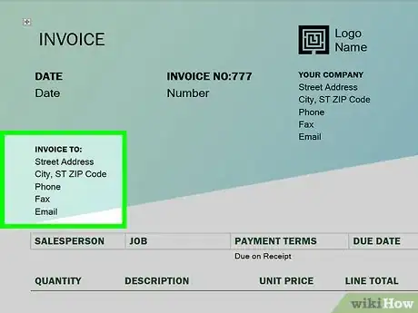 Image intitulée Make Invoices in Word Step 13