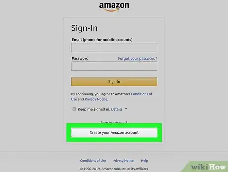 Image intitulée Make an Amazon Account Step 3