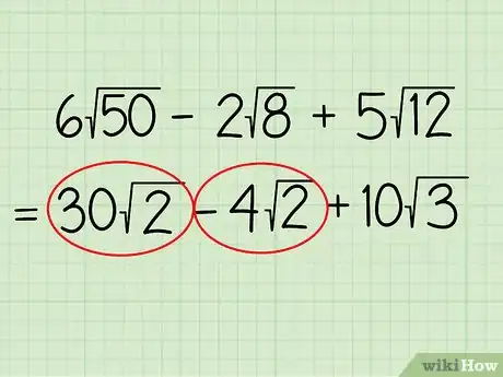 Image intitulée Add and Subtract Square Roots Step 2