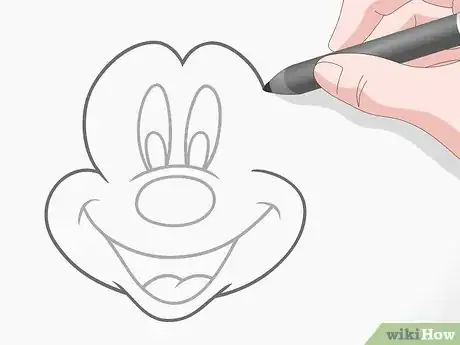 Image intitulée Draw Mickey Mouse Step 7