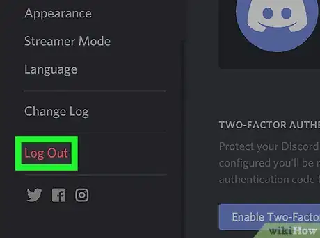 Image intitulée Log Out of Discord on a PC or Mac Step 3