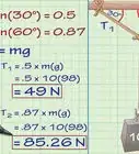 calculer une tension en physique