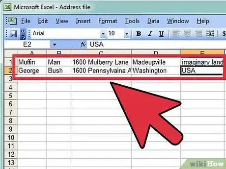 Image intitulée Mail Merge Address Labels Using Excel and Word Step 2