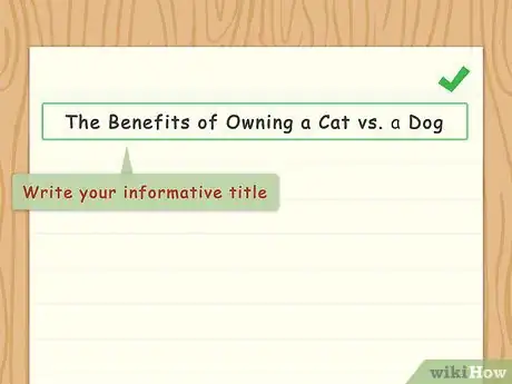 Image intitulée Write a Title for a Compare and Contrast Essay Step 4