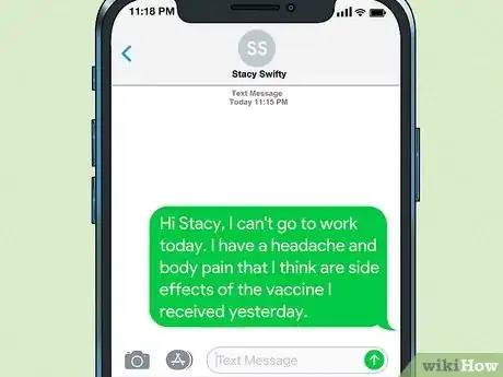 Image intitulée Ask for a Sick Day over Text Step 4