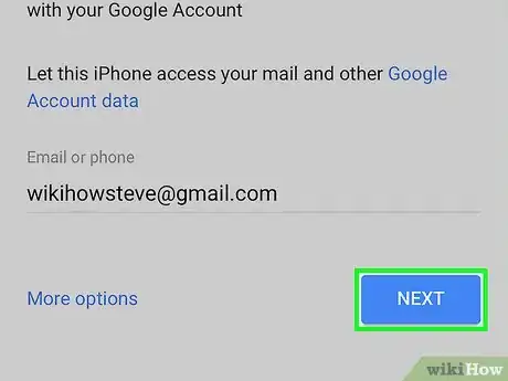 Image intitulée Set Up Gmail on an iPhone Step 7