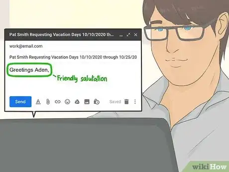 Image intitulée Request Time Off from Work by Email Step 6