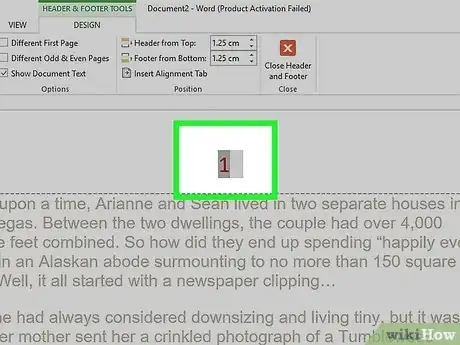Image intitulée Insert Page Numbers in Word Step 4