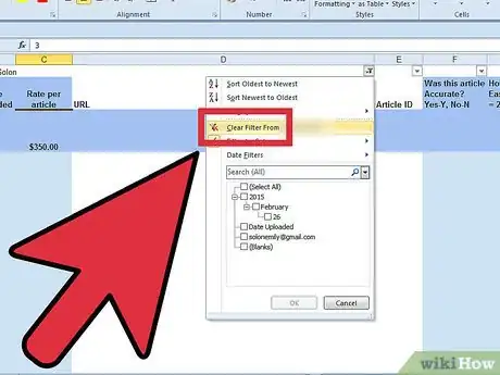 Image intitulée Add a Filter in Excel 2007 Step 7