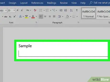 Image intitulée Insert a Line in Word Step 22