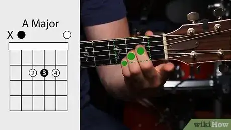 Image intitulée Play an A Major Chord on the Guitar Step 1