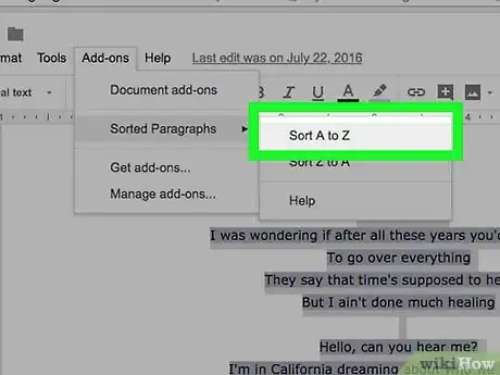 Image intitulée Alphabetize in Google Docs Step 12