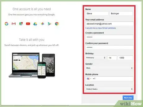 Image intitulée Use YouTube Without a Gmail Account Step 2