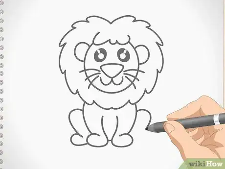 Image intitulée Draw a Lion Step 17