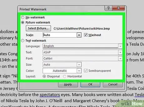 Image intitulée Add a Watermark to a Page in Microsoft Word Step 4