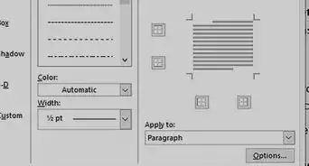 se débarrasser d'une ligne horizontale dans Microsoft Word