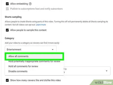 Image intitulée Enable Comments on YouTube Step 15