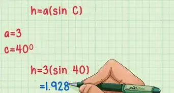 calculer la hauteur d'un triangle