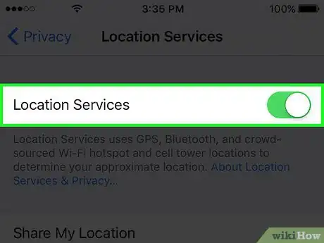 Image intitulée Turn On Location Services on an iPhone or iPad Step 4
