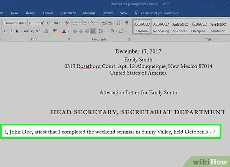 Image intitulée Write an Attestation Letter Step 8