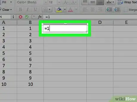Image intitulée Multiply in Excel Step 4
