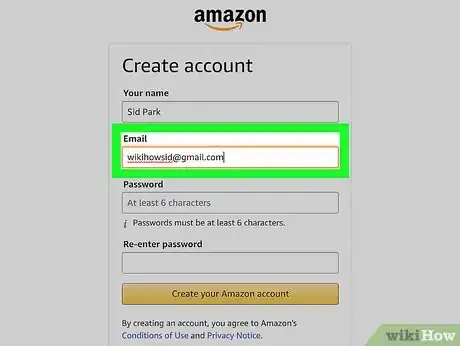 Image intitulée Make an Amazon Account Step 5