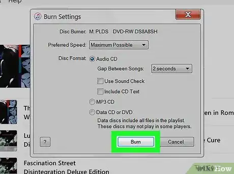 Image intitulée Burn a CD with iTunes Step 14