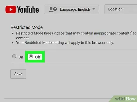 Image intitulée Turn Off YouTube Restricted Mode Step 5