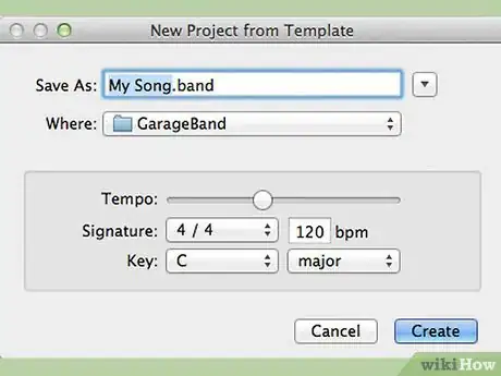 Image intitulée Compose Music Using GarageBand Step 1