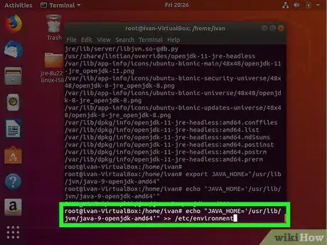 Image intitulée Set Up Your Java_Home Path in Ubuntu Step 10