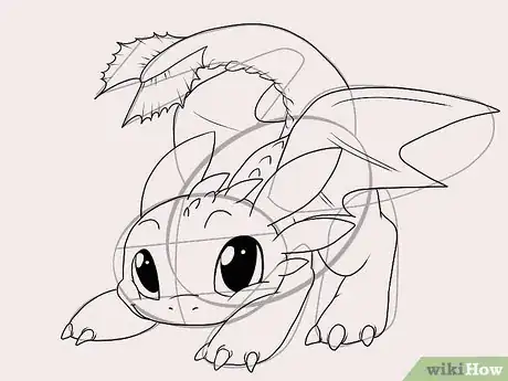 Image intitulée Draw Toothless Step 22