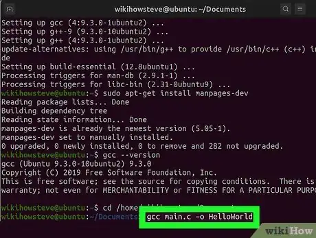Image intitulée Compile a C Program Using the GNU Compiler (GCC) Step 5