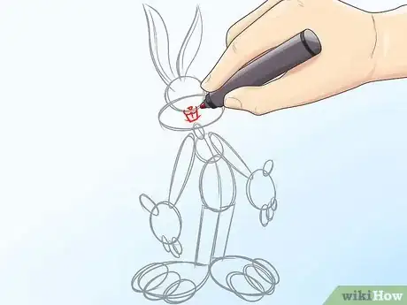 Image intitulée Draw Bugs Bunny Step 7