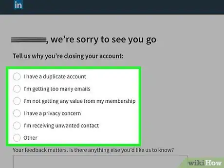 Image intitulée Delete a LinkedIn Account Step 5