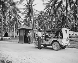 Entrance to the U.S. Navy Base Camp Annex