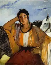 Édouard Manet, Gypsy with a Cigarette, before 1883
