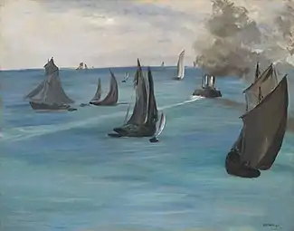 Édouard Manet, Seascape Calm Weather, 1864–1865