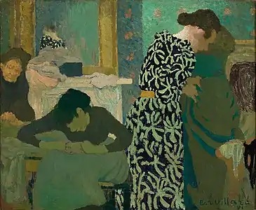 The printed dress by Édouard Vuillard (1891), Museu de Arte de São Paulo