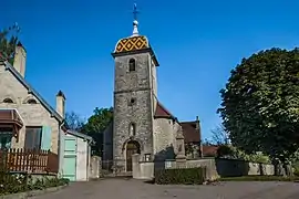 The church in Aubigney