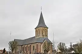 The church in Mannevillette