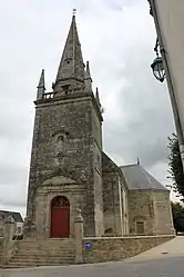 The Church of Saint-Cyr, in Moréac