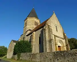 The church of Saint-Fiacre, in Ourouër